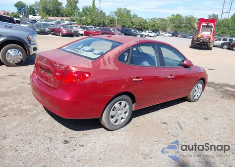 2008 Hyundai Elantra Gls/Se z USA, uszkodzony, nr VIN KMHDU46D98U519278